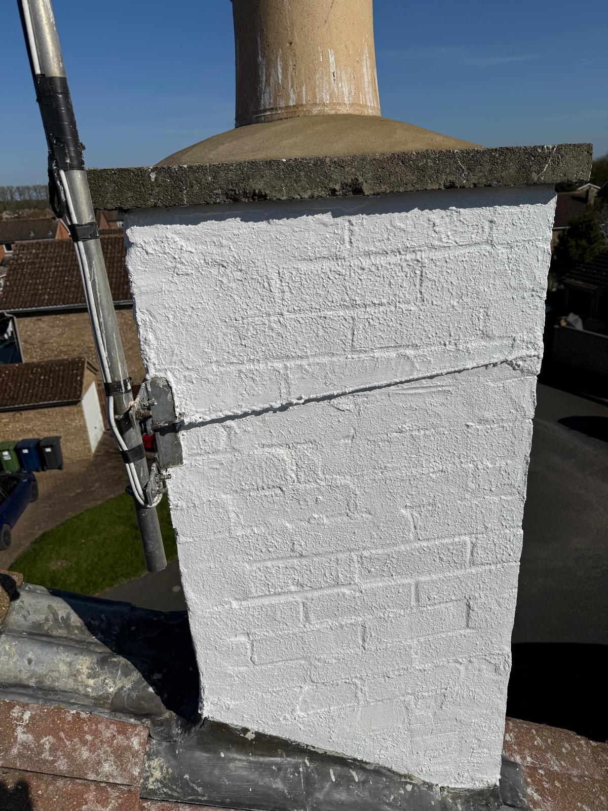 Chimney after repair