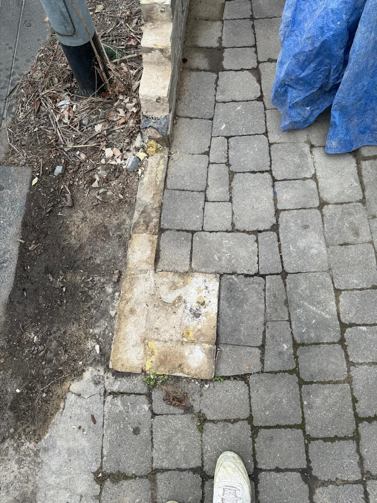 Driveway block paving