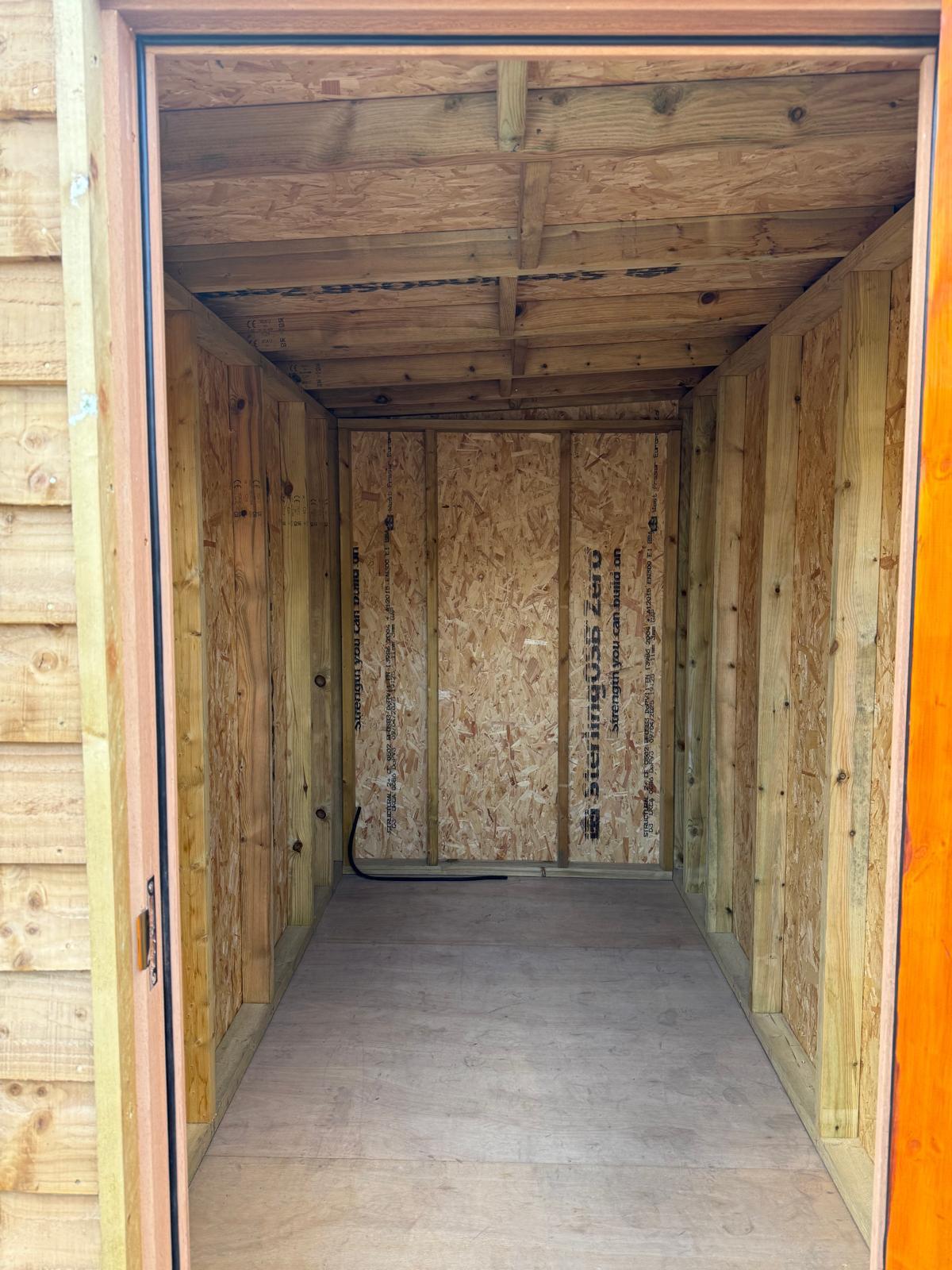 Outbuilding interior completed
