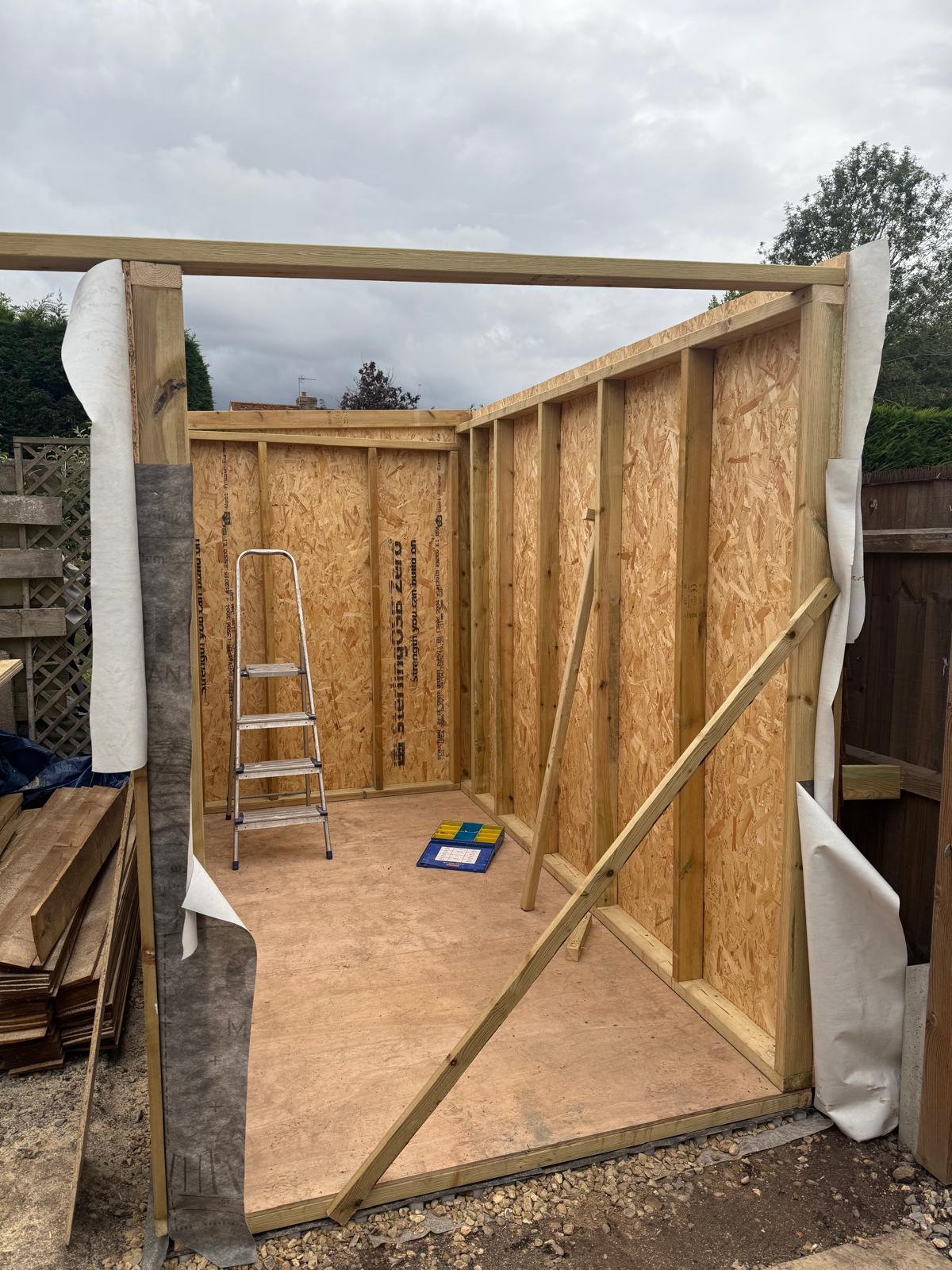Outbuilding timber frame