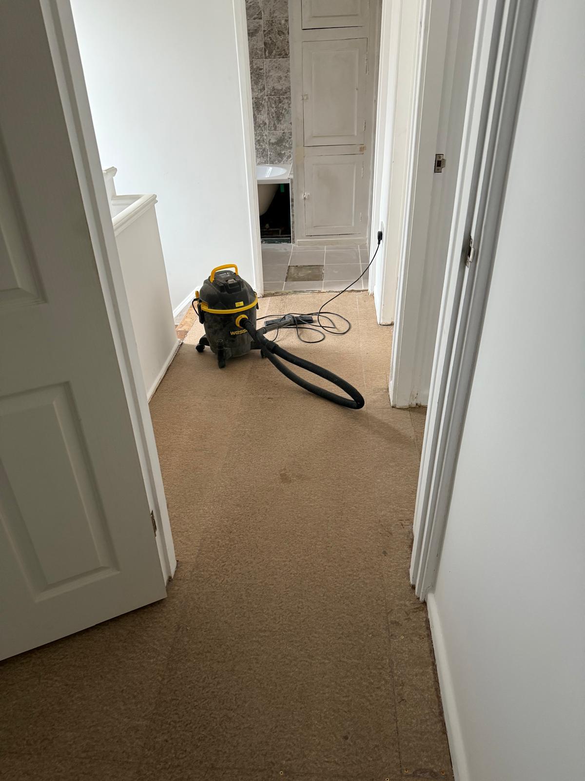 Hallway carpet renovation