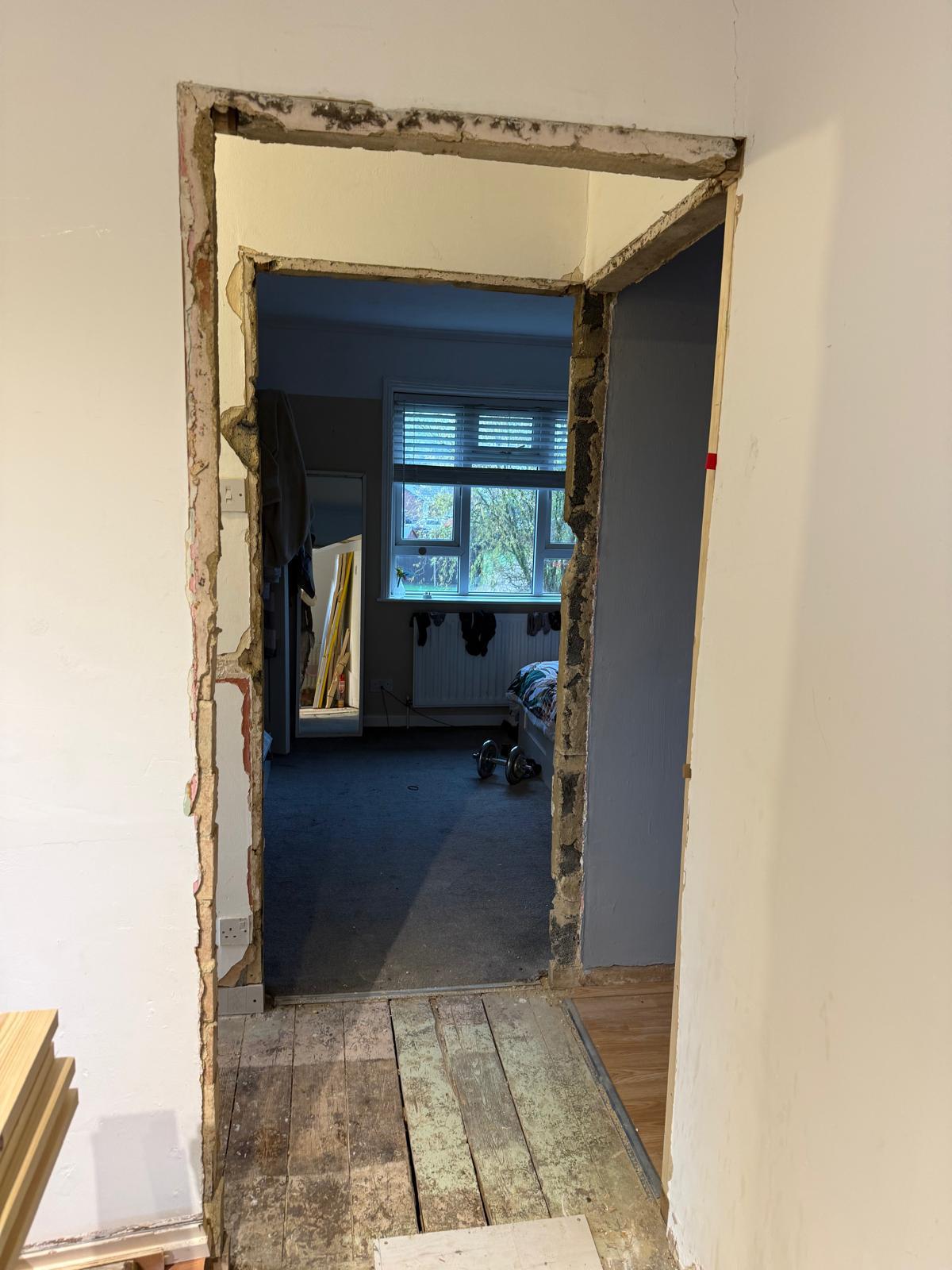 Before: kitchen renovation