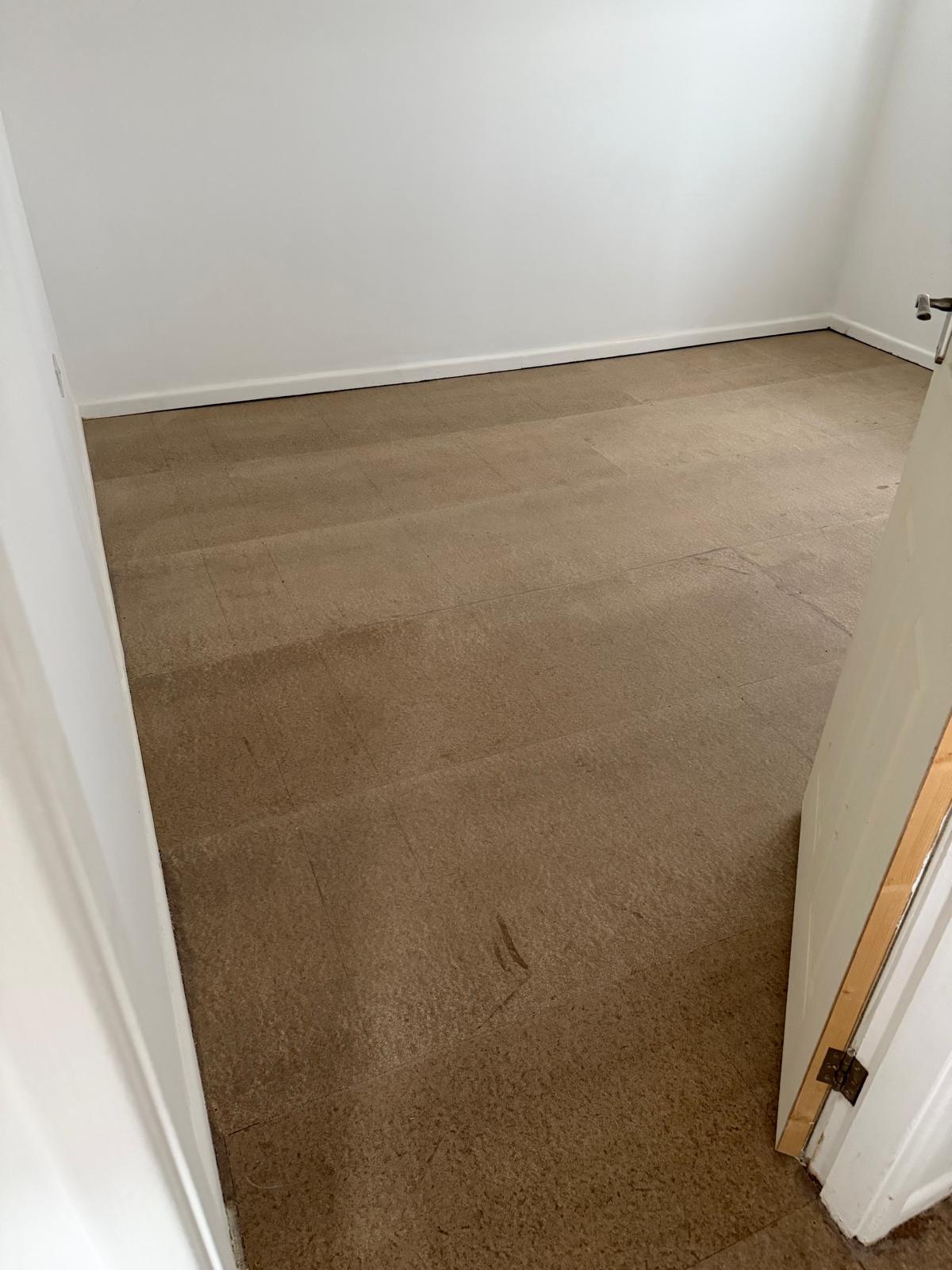 New carpet installed