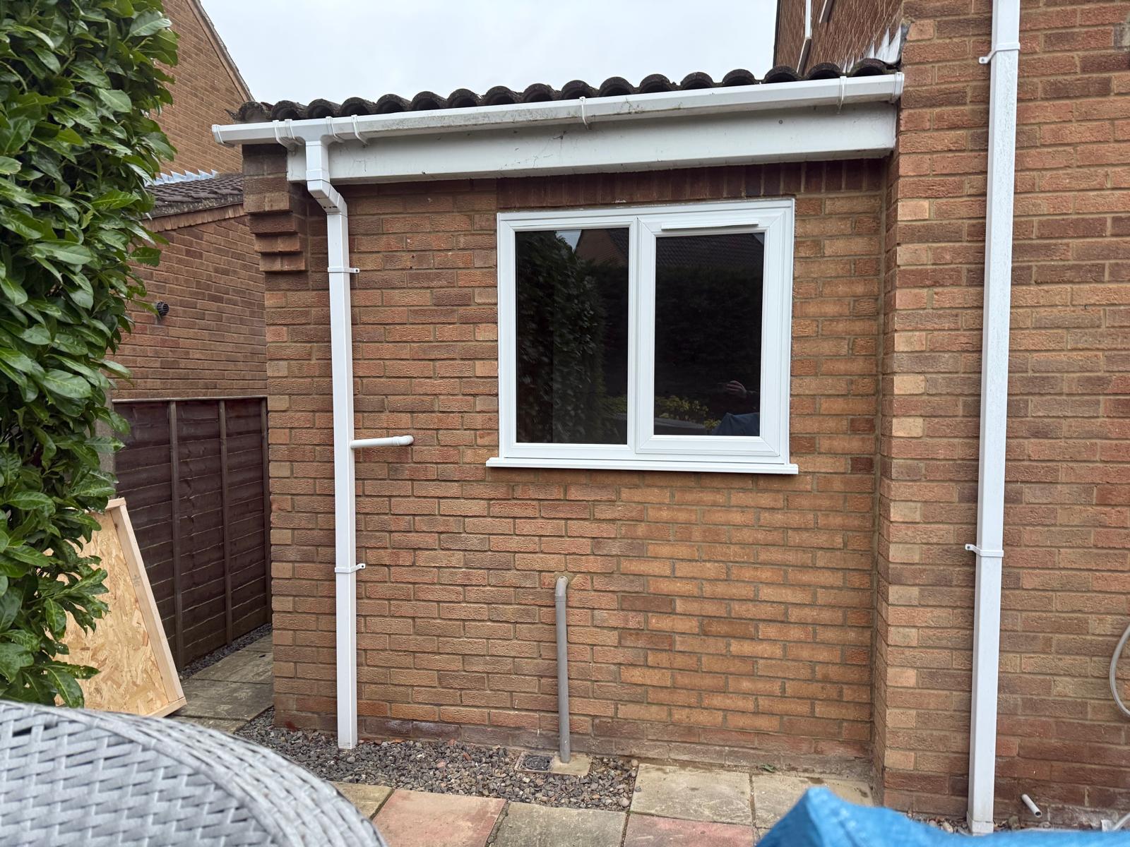 New uPVC fascia and guttering exterior
